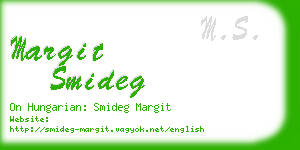 margit smideg business card